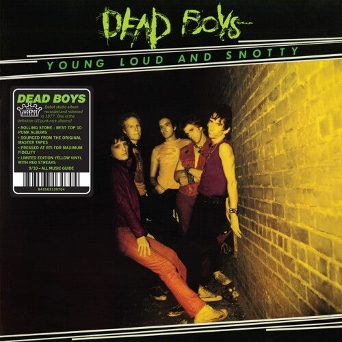 Dead Boys - Young, Loud & Snotty LP (limited yellow vinyl with red streaks)