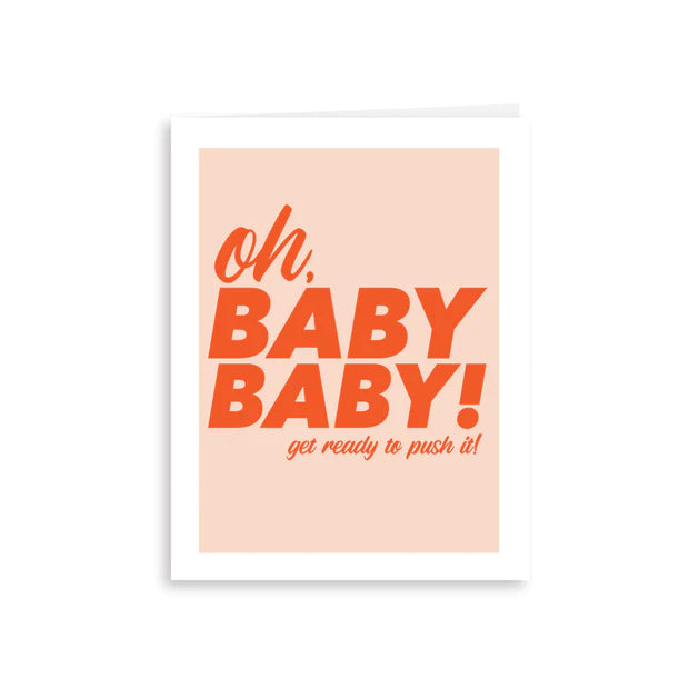 Oh Baby Baby Expecting Card