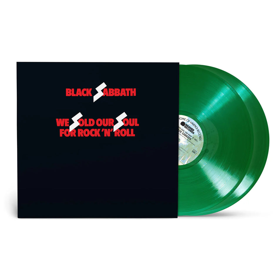 Black Sabbath - We Sold Our Souls To Rock 'N' Roll LP (Indie Exclusive Clear Green Vinyl, RKTBR25 Edition)