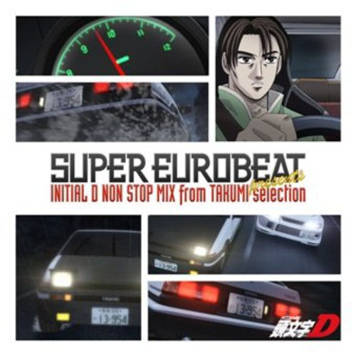 the album cover for Initial D Non-Stop Mix From Takumi - Animation Soundtrack [Import]
