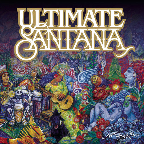 the album cover for Various Artists - The Ultimate Santana: His All Time Greatest Hits