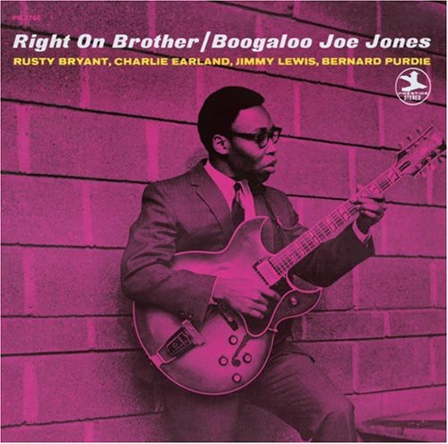 the album cover for Boogaloo Jones Joe - Right On Brother