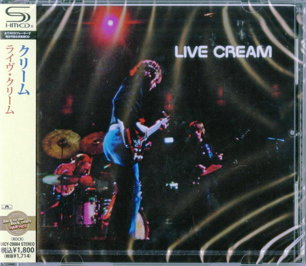 the album cover for Cream - Live Cream (Shm-Cd) [Import]