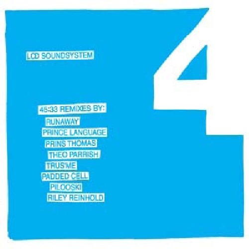 the album cover for LCD Soundsystem - 45:33 Remixes