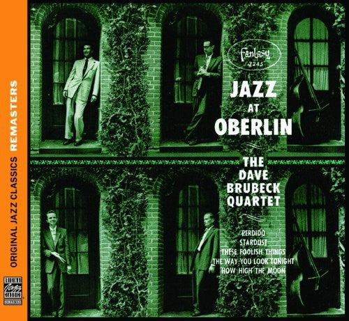 the album cover for The Dave Brubeck Quartet - Jazz At Oberlin: Remastered
