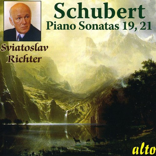 the album cover for Sviatoslav Richter - Piano Sonatas D 958 & D 960