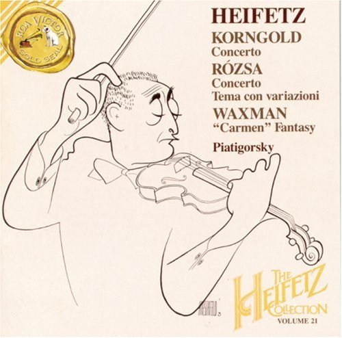 the album cover for Jascha Heifetz - Concertos 21