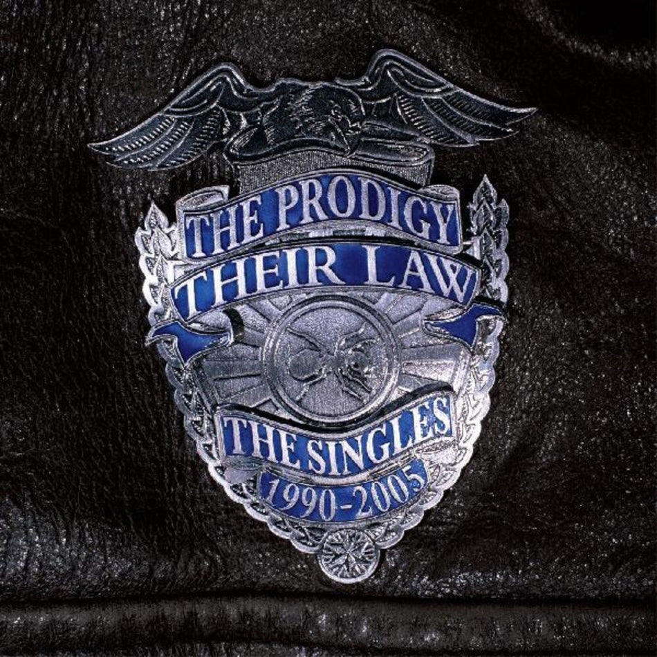 the album cover for The Prodigy - Their Law: The Singles 1990-2005 [LP]