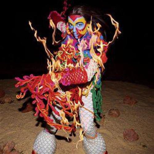 the album cover for Bjork - Earth Intruders