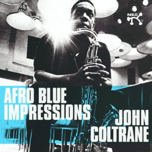 the album cover for John Coltrane - Afro Blue Impressions