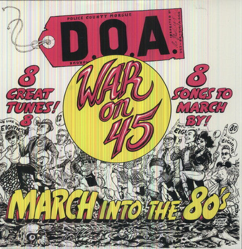 the album cover for D.O.A. - War on 45