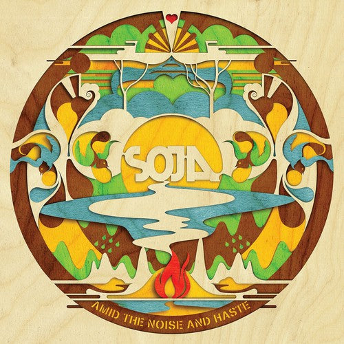 the album cover for SOJA - Amid the Noise & Haste