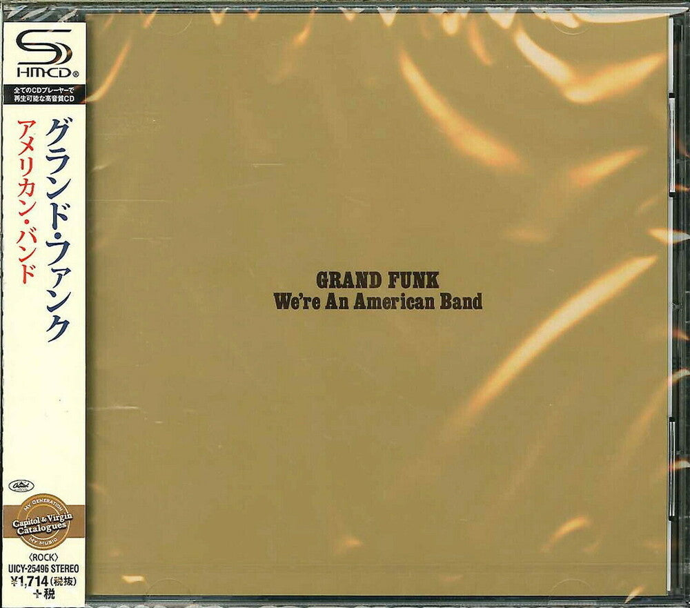 the album cover for Grand Funk - We're An American Band