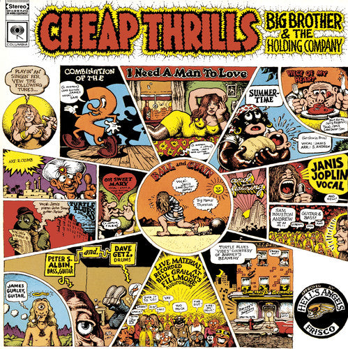 the album cover for Janis Joplin - Cheap Thrills