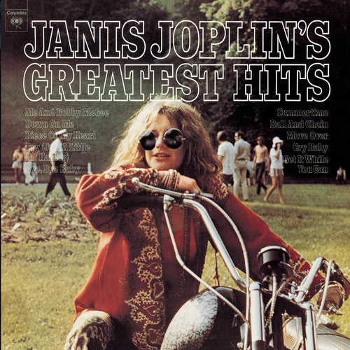 the album cover for Janis Joplin - Greatest Hits