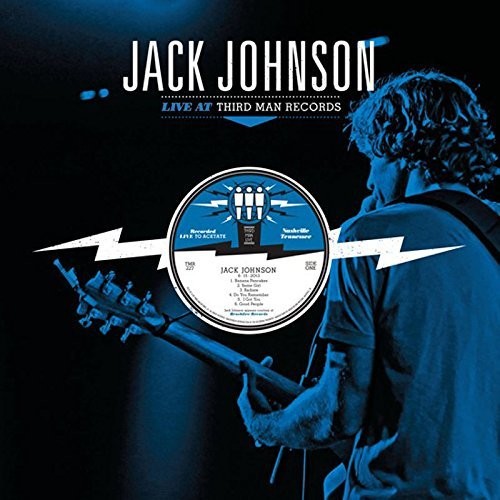 the album cover for Jack Johnson - Live At Third Man Records [LP]