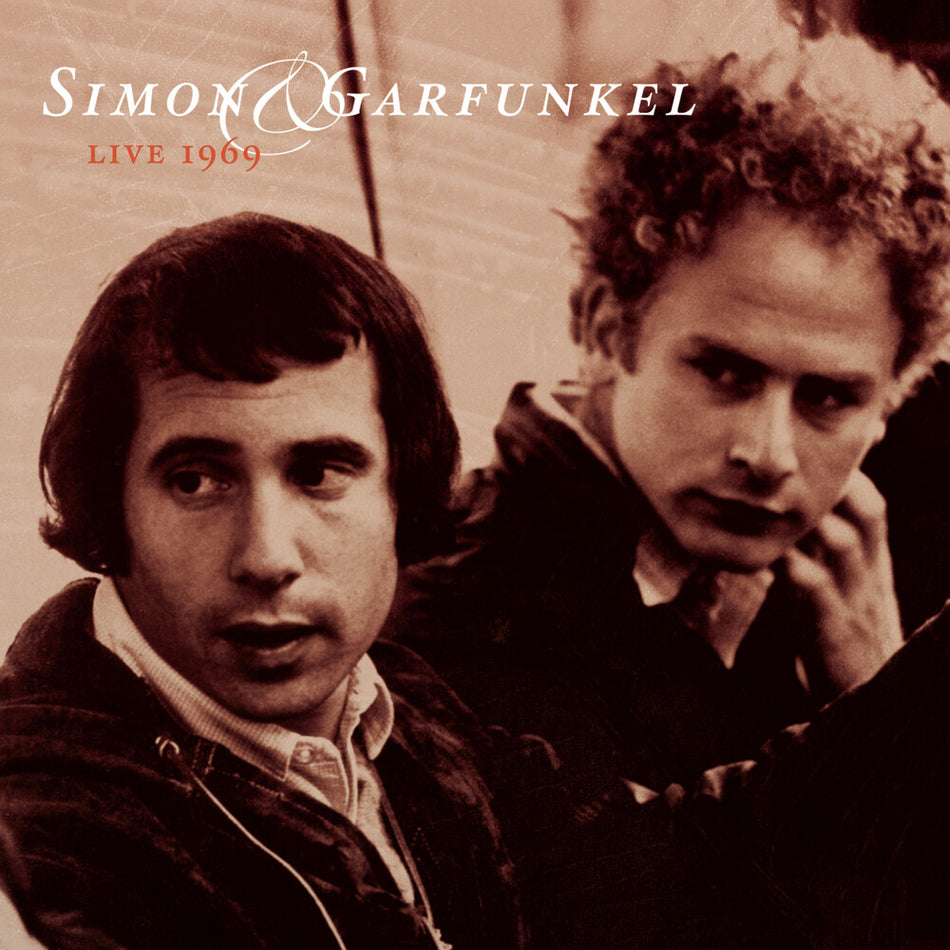 the album cover for Simon & Garfunkel - Live 1969