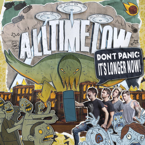 All Time Low - Don't Panic: It's Longer Now! LP (2-Disc Orange Vinyl)