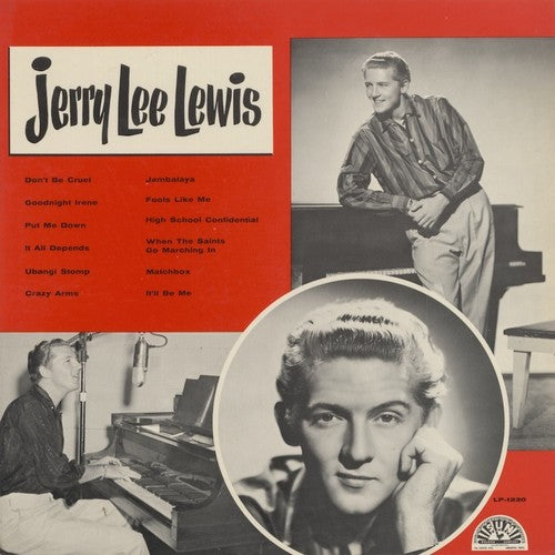 the album cover for Jerry Lee Lewis - Jerry Lee Lewis [Colored LP]