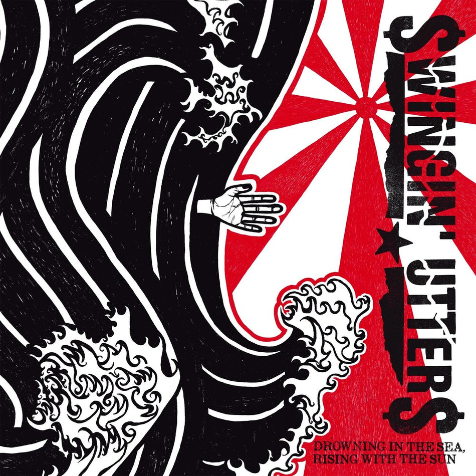 the album cover for Swingin Utters - Drowning In the Sea, Rising with the Sun