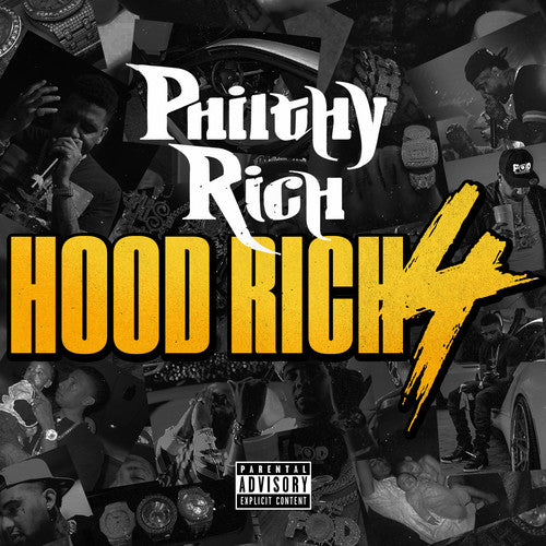 the album cover for Philthy Rich - Hood Rich 4 [Digipak]