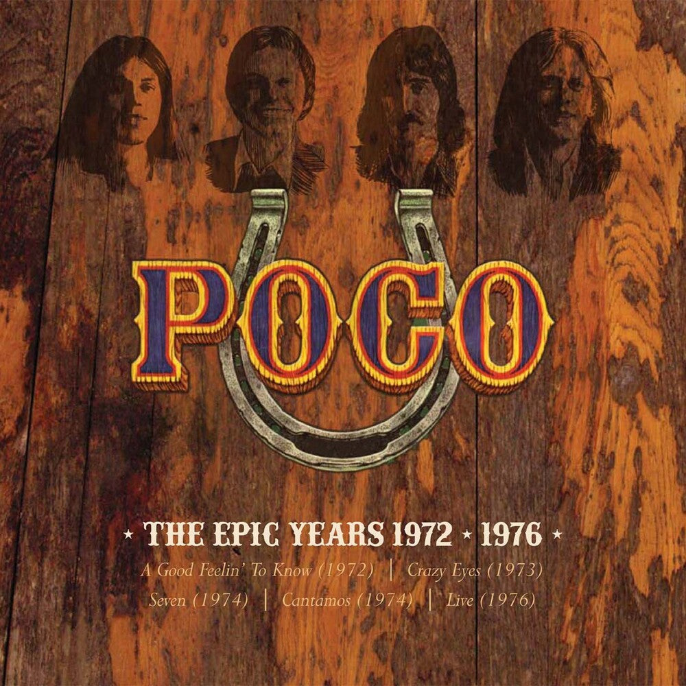 the album cover for Poco - Epic Years 1972-1976