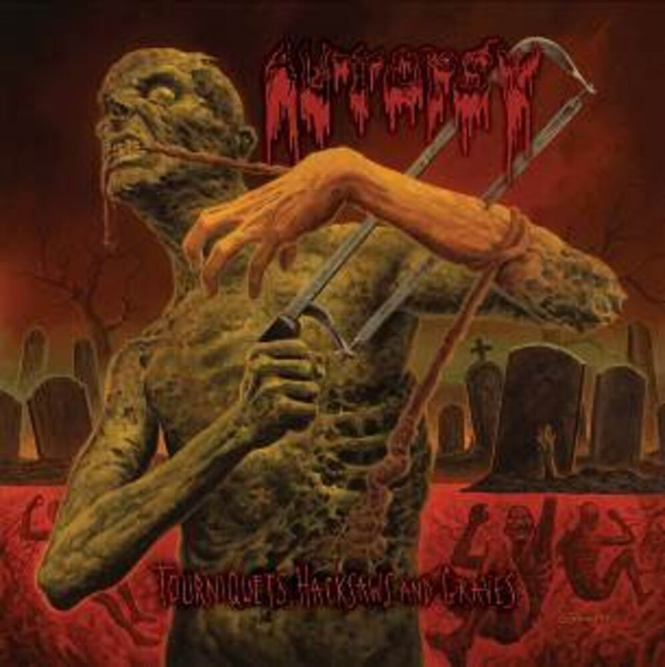 the album cover for Autopsy - Tourniquets, Hacksaws & Graves