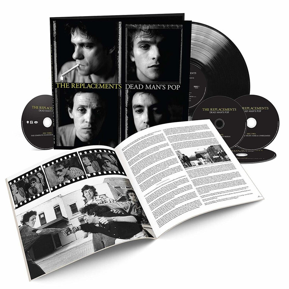 the album cover for The Replacements - Dead Man's Pop [4CD/1LP]