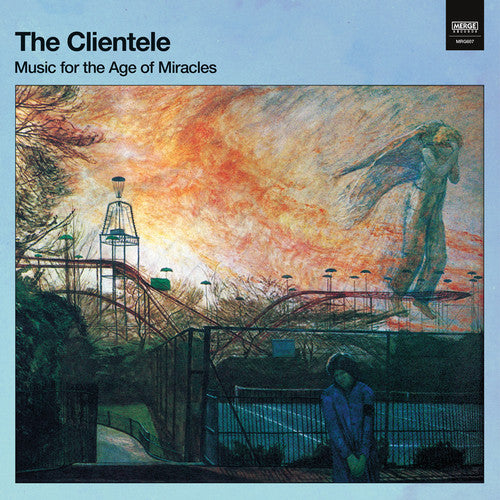 the album cover for The Clientele - Music For The Age of Miracles [Indie Exclusive Limited Edition Light Blue/White LP]