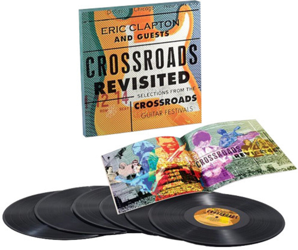 the album cover for Eric Clapton - Crossroads Revisited: Selections From The Guitar Festivals [6LP]