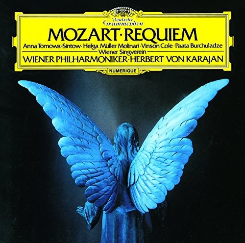 the album cover for Mozart / Herbert Karajan Von - Mozart: Requiem