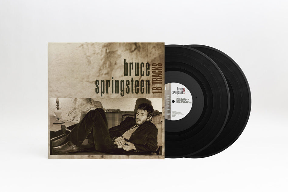 the album cover for Bruce Springsteen - 18 Tracks [LP]