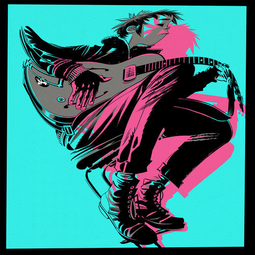 the album cover for Gorillaz - The Now Now