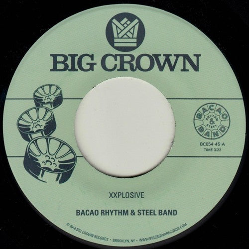 the album cover for Bacao Rhythm & Steel Band - Xxplosive / Burn