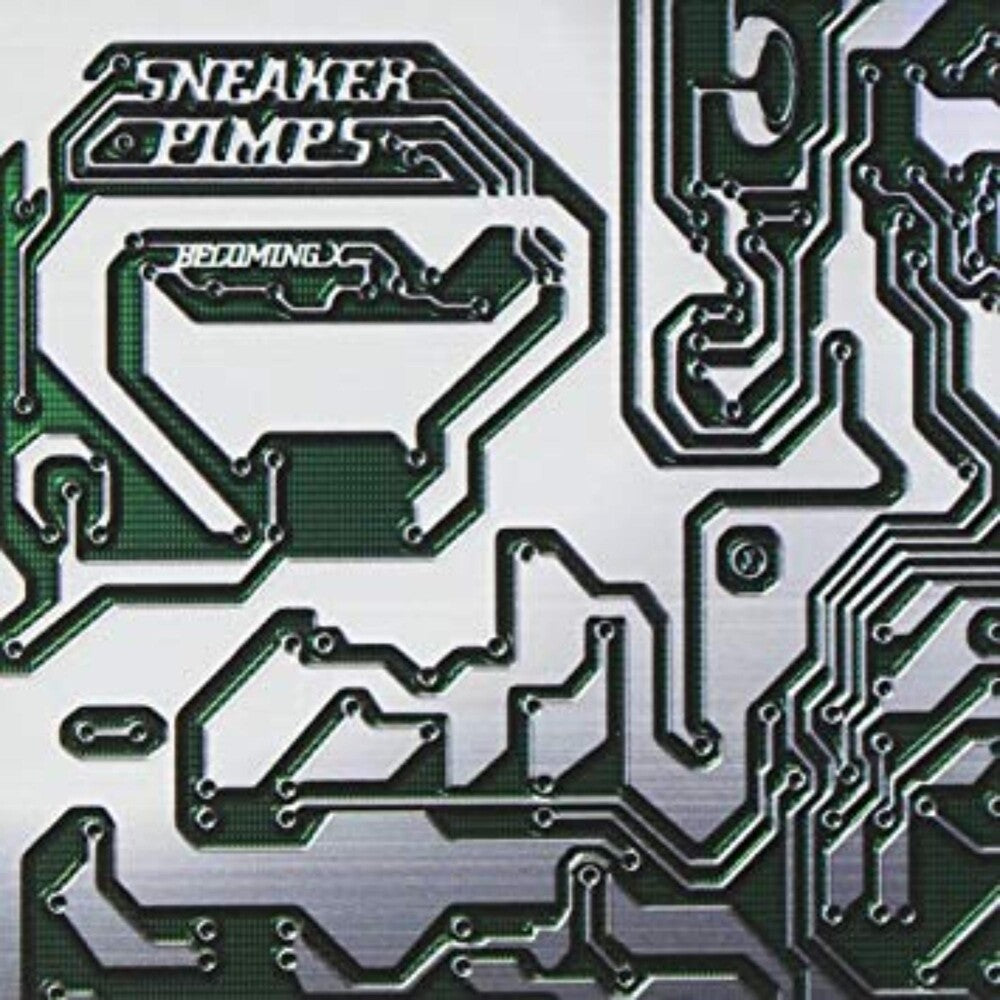 the album cover for Sneaker Pimps - Becoming X
