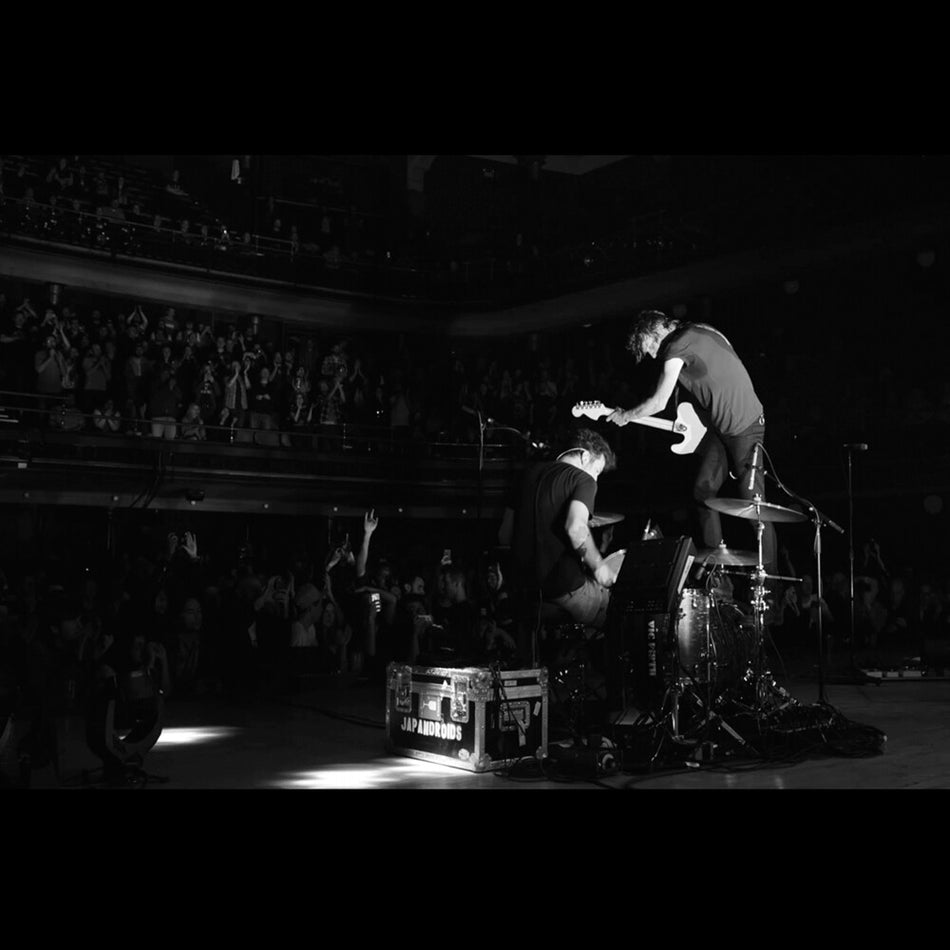 the album cover for Japandroids - Massey Fucking Hall [Indie Exclusive Limited Edition Cherry Bomb LP]