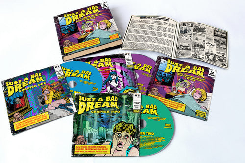 the album cover for Just A Bad Dream 60 British Garage & Trash Nugget - Just A Bad Dream: Sixty British Garage & Trash Nuggets 1981-1989 / Various