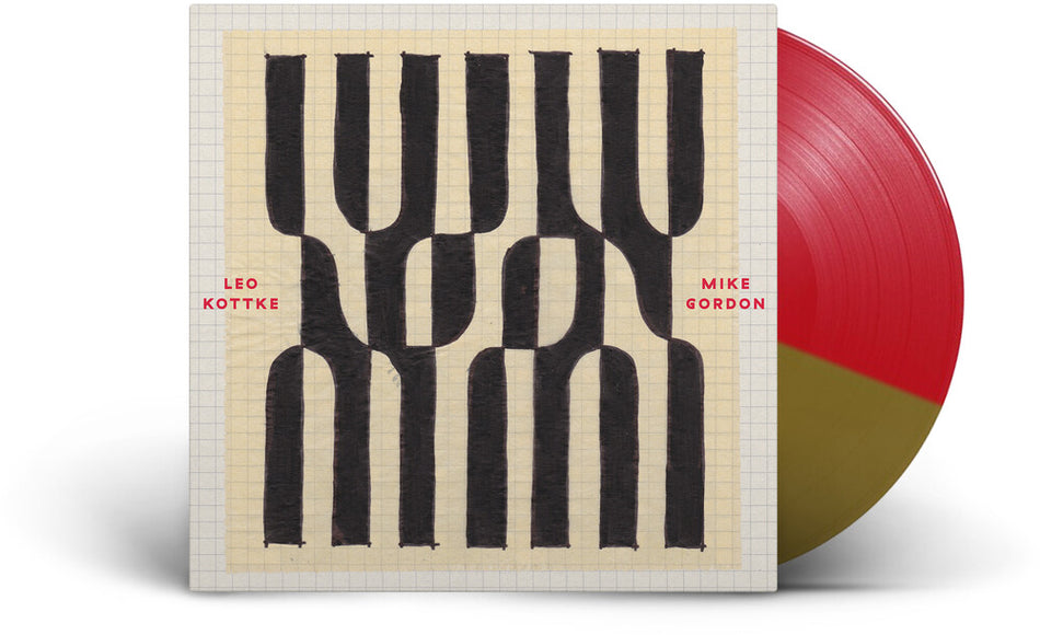 the album cover for Leo Kottke &amp; Mike Gordon - Noon [Gold/Red LP]
