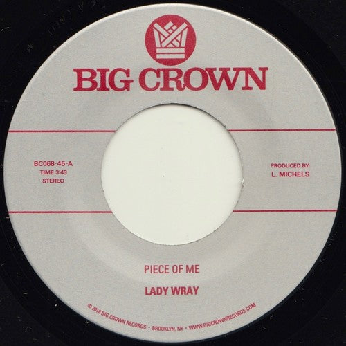 the album cover for Lady Wray - Piece Of Me / Come On In