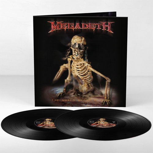 the album cover for Megadeth - The World Needs a Hero: Remastered [LP]