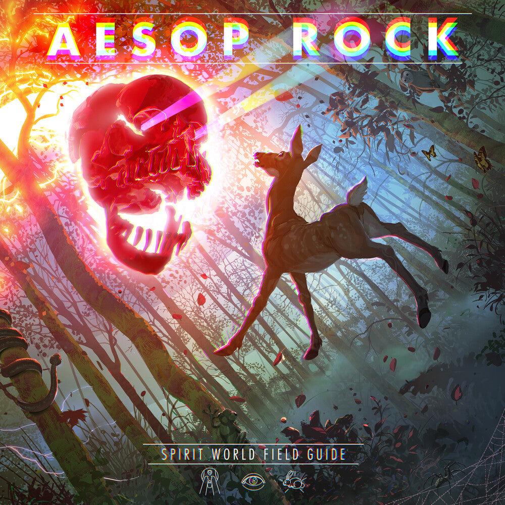 the album cover for Aesop Rock - Spirit World Field Guide