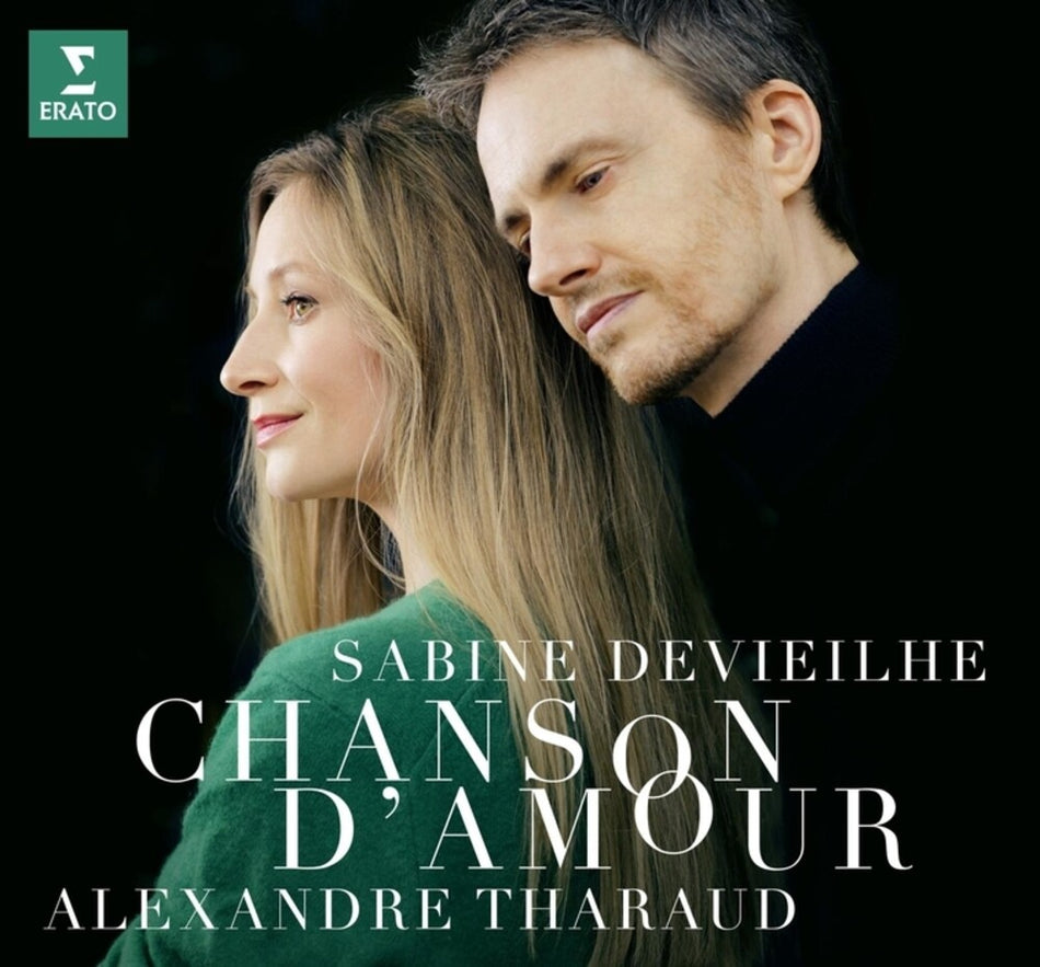 the album cover for Sabine Devieilhe / Tharaud,Alexandre - Chanson d'amour