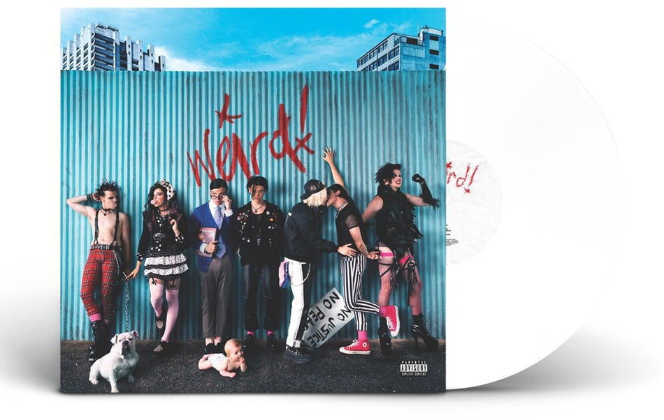 the album cover for YUNGBLUD - weird! [White LP]