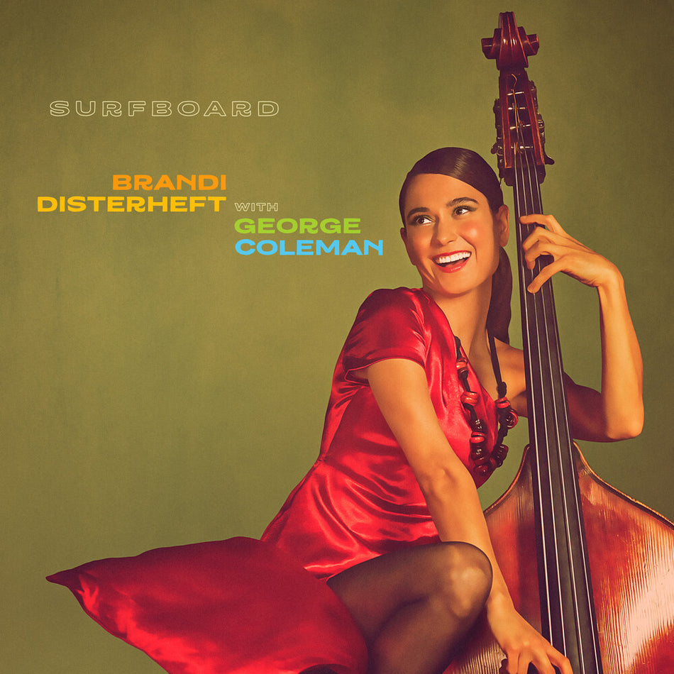 the album cover for Brandi Disterheft / Coleman,George - Surfboard