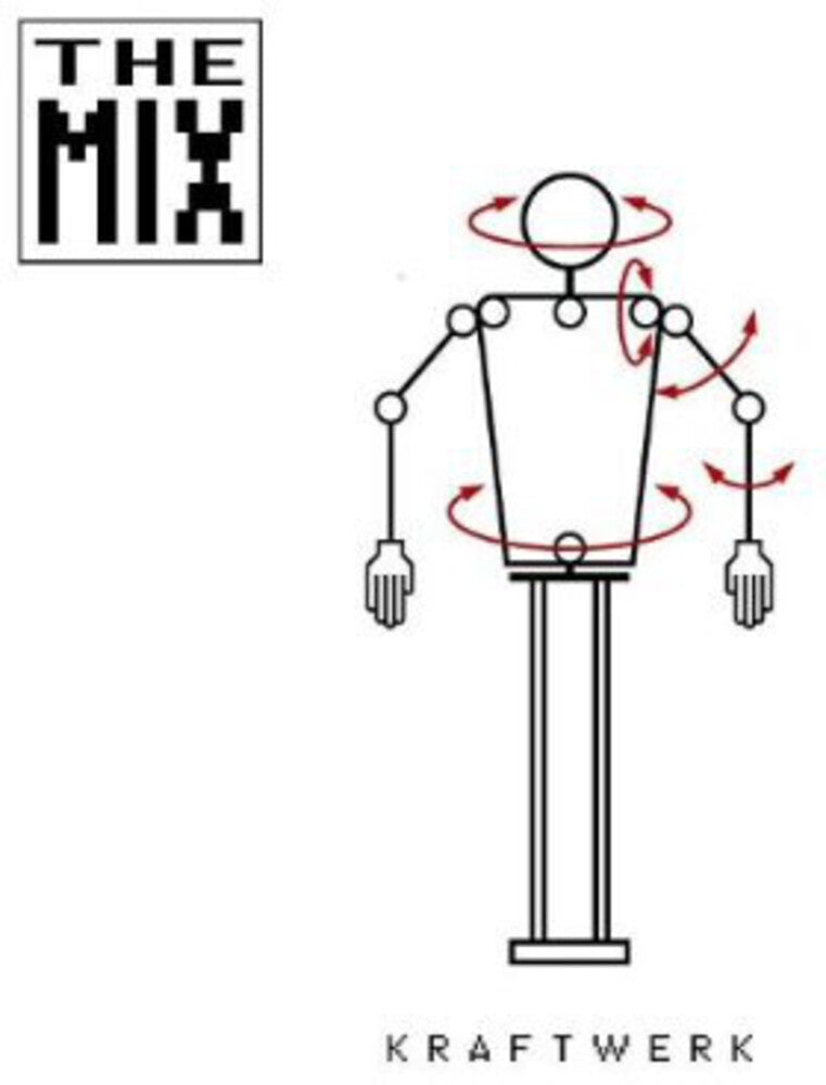 the album cover for Kraftwerk - The Mix [Indie Exclusive Limited Edition White 2LP]