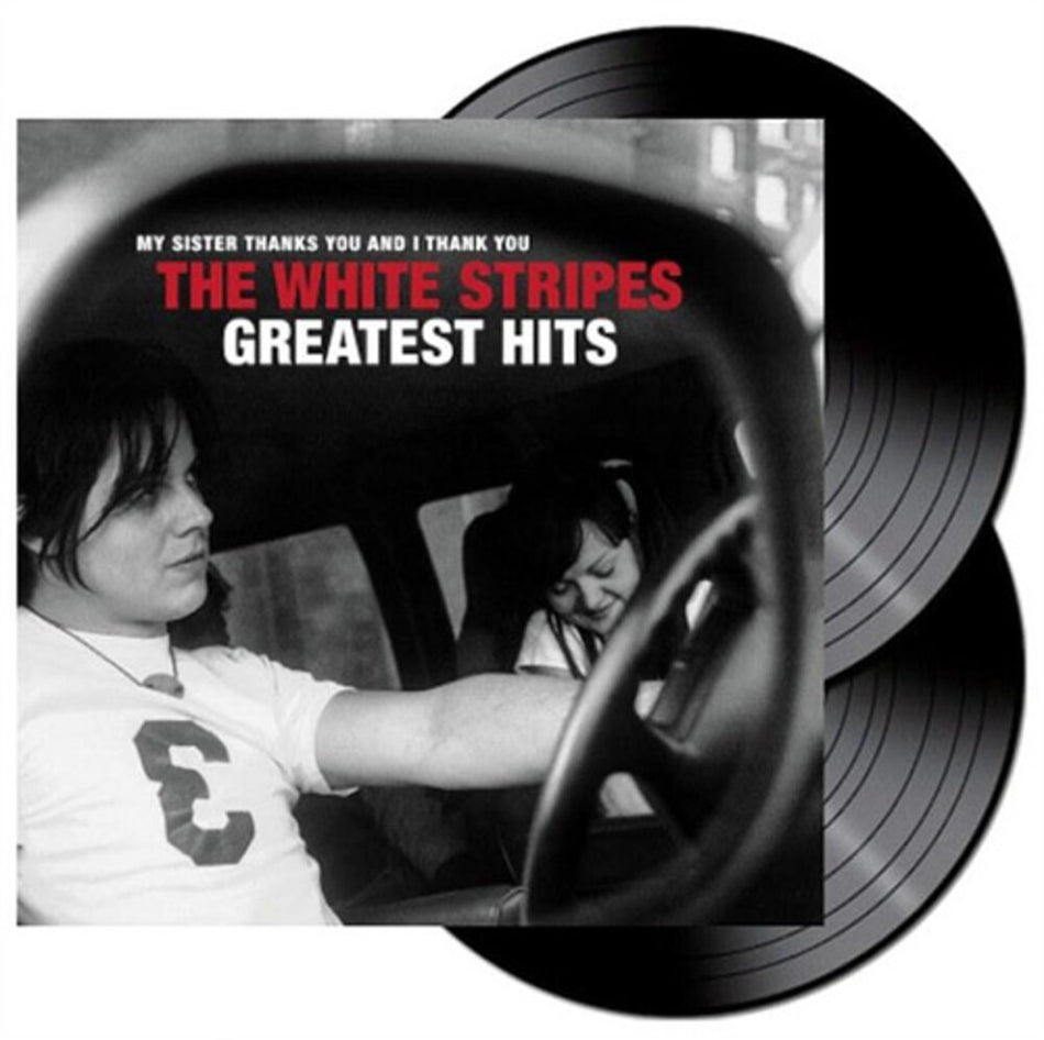 the album cover for The White Stripes - The White Stripes Greatest Hits [2LP]