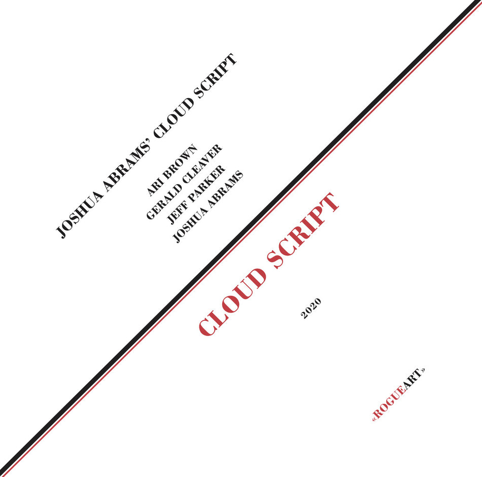 the album cover for Joshua Abrams Cloud Script - Cloud Script