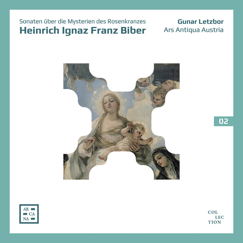 the album cover for Biber / Ars Antiqua Austria / Letzbor - Sonaten Uber Die Mysterien