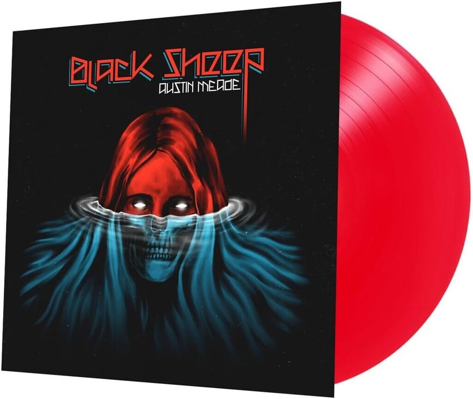 the album cover for Austin Meade - Black Sheep [Red LP]