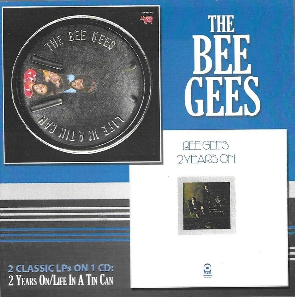 the album cover for Bee Gees - Two Years On / Life In A Tin Can